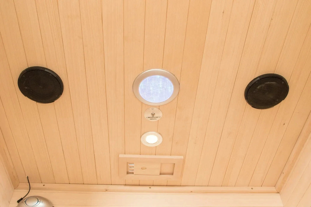 Luxury Corner Infrared Sauna for Four Person Home Relaxation