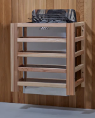 Golden Designs "Zurich" 4 Person Barrel with Bronze Privacy View - Traditional Sauna - Pacific Cedar