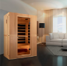 Maxxus "Serenity" Dual Tech 2 person Low EMF FAR Infrared Sauna Canadian Hemlock