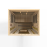 Maxxus "Trinity" Dual Tech 3 person Low EMF FAR Infrared Sauna Canadian Hemlock