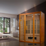 Maxxus "Alpine" Dual Tech 3 person Low EMF FAR Infrared Sauna Canadian Hemlock