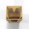 MX-K206-01 Maxxus Low EMF FAR Infrared Sauna Canadian Hemlock