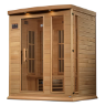 Maxxus 3 Person Near Zero EMF FAR Infrared Sauna - Canadian Hemlock