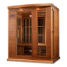 Maxxus "Montilemar Edition" 3 Person Near Zero EMF FAR Infrared Sauna - Canadian Red Cedar