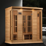 Maxxus 4 Person Near Zero EMF FAR Infrared Sauna - Canadian Hemlock