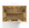 MX-K406-01 Maxxus Low EMF FAR Infrared Sauna Canadian Hemlock