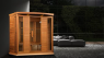 Maxxus "Chaumont Edition" 4 Person Near Zero EMF FAR Infrared Sauna - Canadian Red Cedar