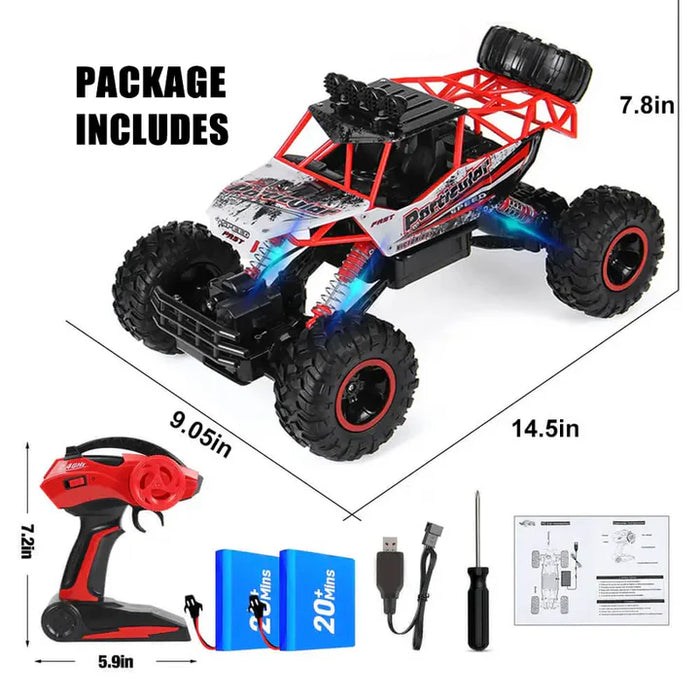 1:12 Scale 4WD Toy Monster Truck – High-Speed Off-Road Remote Control Car