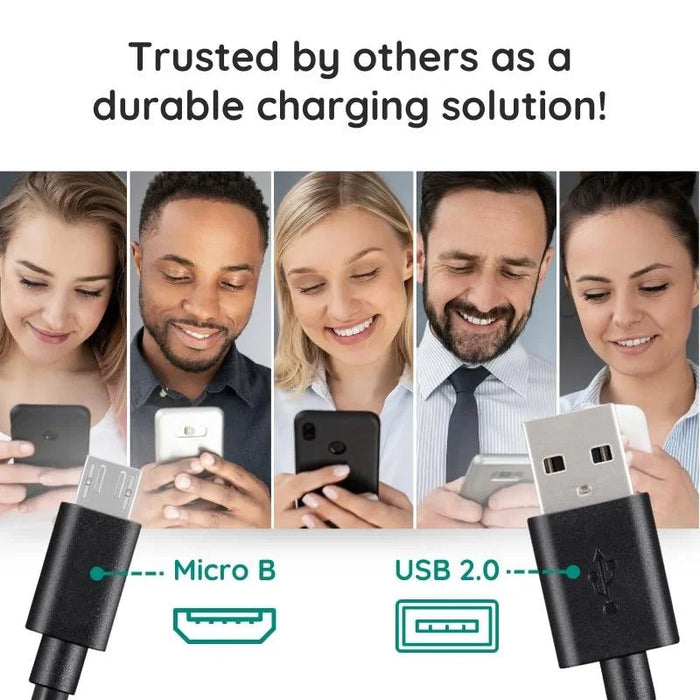 10ft Micro USB Cable for Fast Charging and Data Transfer - SJ Backyard