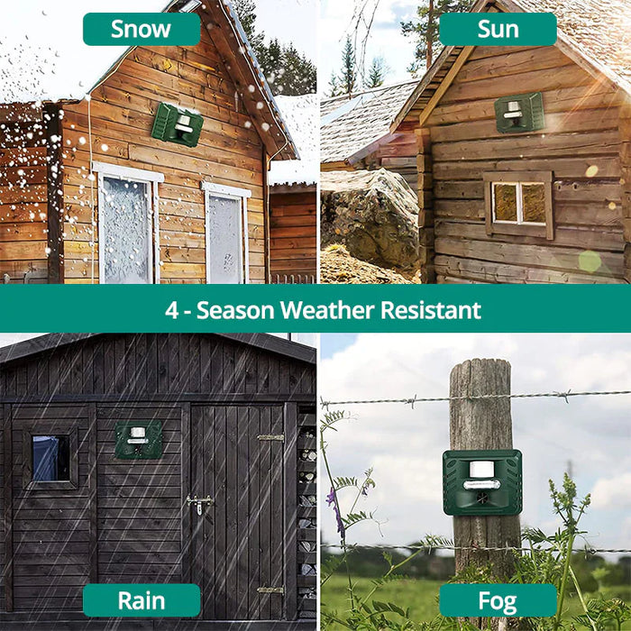 Woodpecker Ultrasonic Animal Repeller Motion-Activated Outdoor Deterrent