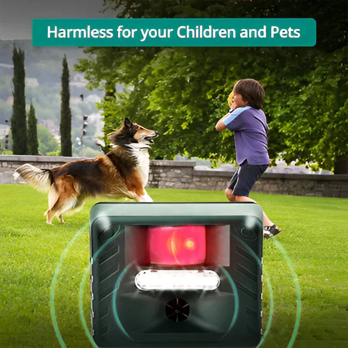 Woodpecker Ultrasonic Animal Repeller Motion-Activated Outdoor Deterrent