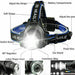 Rechargeable LED Headlamp Zoomable Beam Tactical Headlight - SJ Backyard