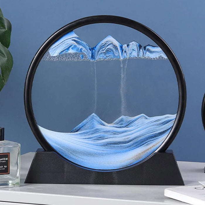 Moving Sandscape Relaxing Desktop Sand Art