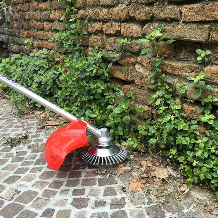 Carbon Steel Weed Brush and Trimmer for Lawns, Driveways, and Paths - SJ Backyard