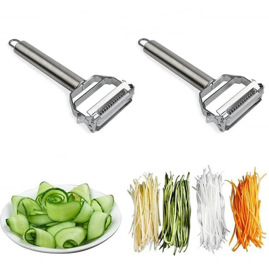 Ultra Sharp Stainless Steel Multi Function Vegetable Peeler and Julienne Cutter