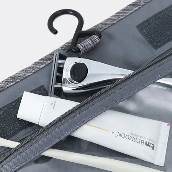 Men's Hanging Toiletry Bag for Organized Travel - SJ Backyard