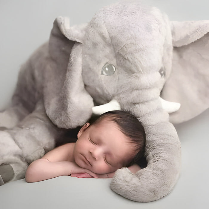 Baby Elephant Cuddle Pillow - SJ Backyard