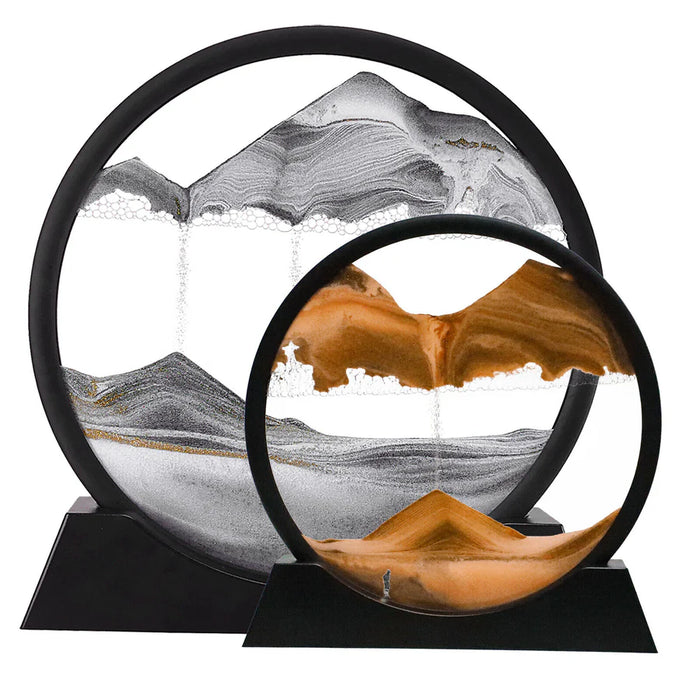 Moving Sandscape Relaxing Desktop Sand Art