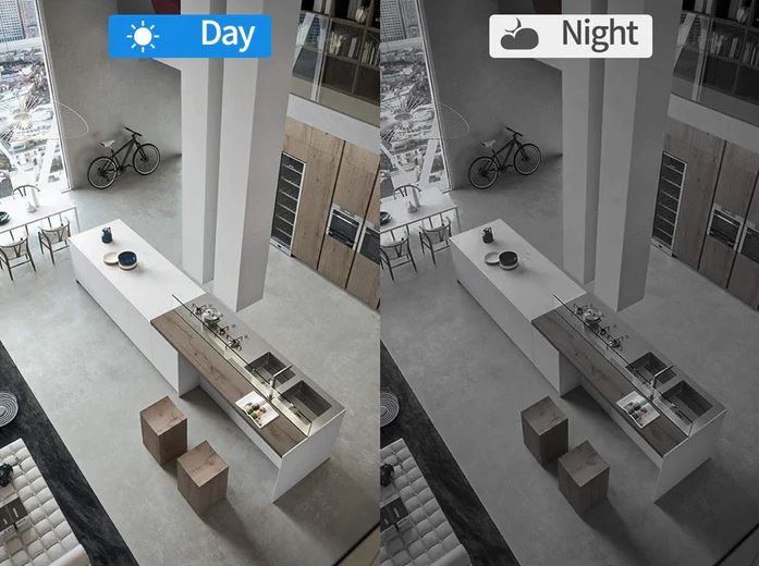 1080p WiFi Indoor Security Camera with Night Vision and Motion Detection
