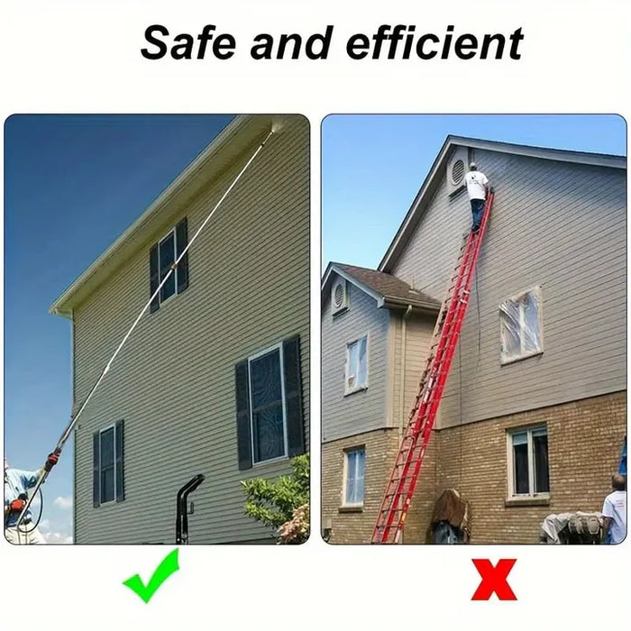 4000 PSI Telescoping High Pressure Washer Wand Set for Gutter, Roof, and Wall Cleaning - SJ Backyard