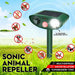 Ultrasonic Deer Repeller - Pack Of 4 Solar Powered - Get Rid of Deer in 48 Hours - SJ Backyard