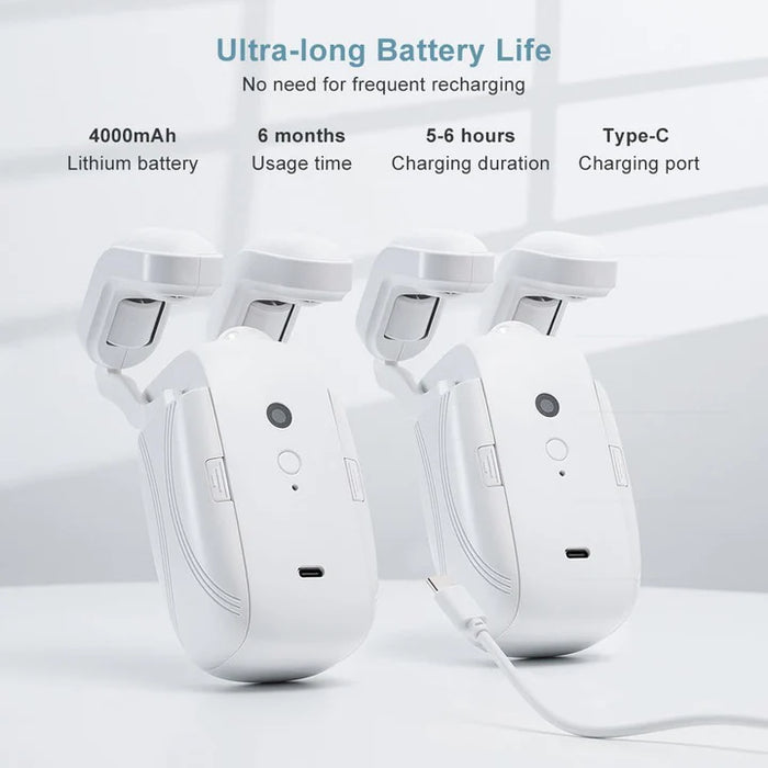 Automatic Curtain Opener & Closer – Bluetooth Remote, 6-Month Battery, Quiet Motor, Fits All Tracks - SJ Backyard