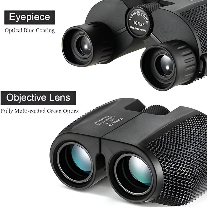 Waterproof High-Power Night-Vision Binoculars – 10x Magnification, FMC Lens & All-Weather Durability - SJ Backyard