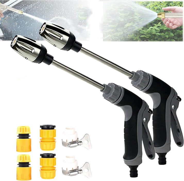 Garden High Pressure Washer Gun with 360° Rotating Hose for Cars Patios and Outdoor Surfaces