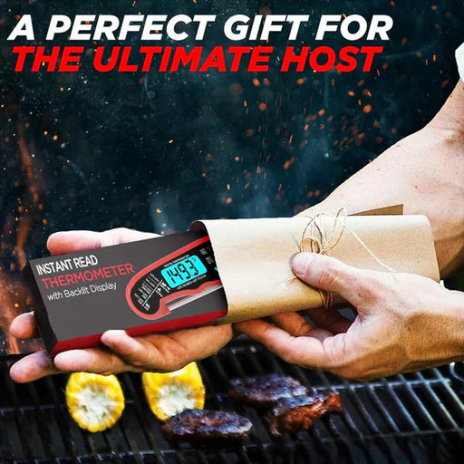 Instant Read Digital Meat Thermometer for Cooking and Grilling - SJ Backyard