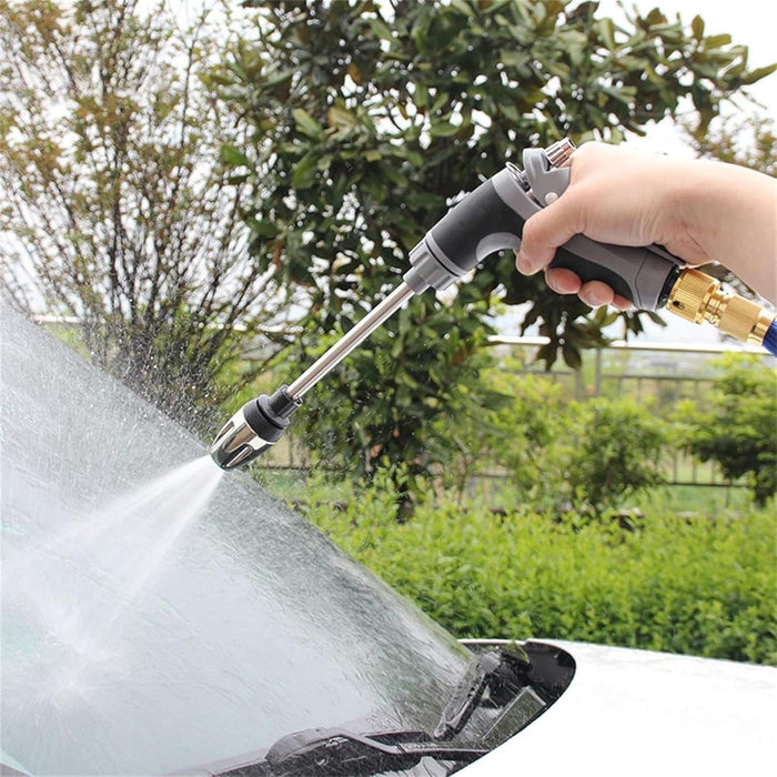 Garden High Pressure Washer Gun with 360° Rotating Hose for Cars Patios and Outdoor Surfaces