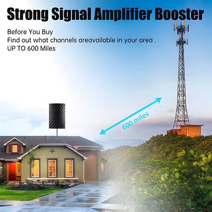 Long Range Indoor HD TV 4K Digital Antenna - SJ Backyard