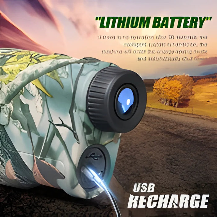Hunting Range Finder 3280 Feet with 6.5X Magnification and Laser Accuracy