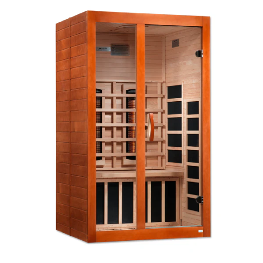 Santiago 2 Person Full Spectrum Infrared Sauna - Canadian Hemlock