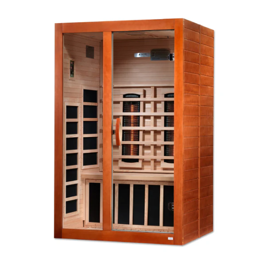 Santiago 2 Person Full Spectrum Infrared Sauna - Canadian Hemlock