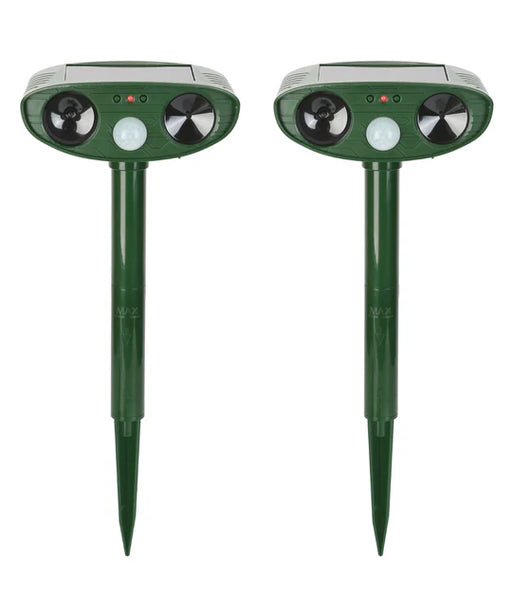 Ultrasonic Chipmunk Repeller Solar Powered Outdoor Pest Deterrent - SJ Backyard