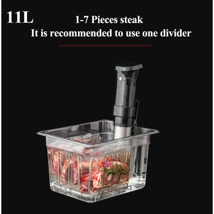 Precision Sous Vide Cooking Container