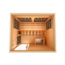 Golden Designs 2025 Soria GDI-8330-01 3 Per Hybrid Sauna (Indoor). Full Spectrum and Harvia Traditional Stove