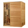 Golden Designs 2025 Soria GDI-8330-01 3 Per Hybrid Sauna (Indoor). Full Spectrum and Harvia Traditional Stove