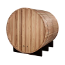 Golden Designs "Arosa" 4 Person Barrel Traditional Sauna - Pacific Cedar