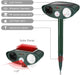 Ultrasonic Rabbit Repeller Solar Powered Flashing Light Rabbit Deterrent - SJ Backyard