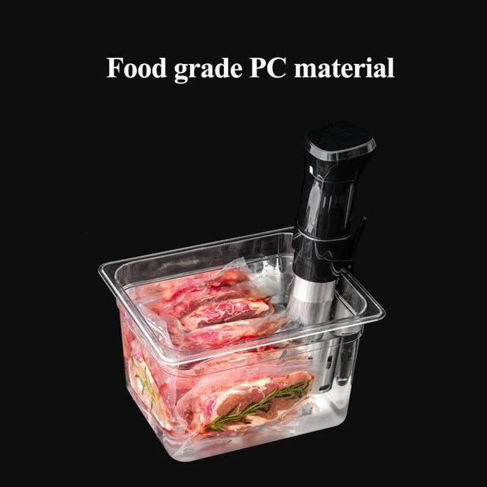 Precision Sous Vide Cooking Container
