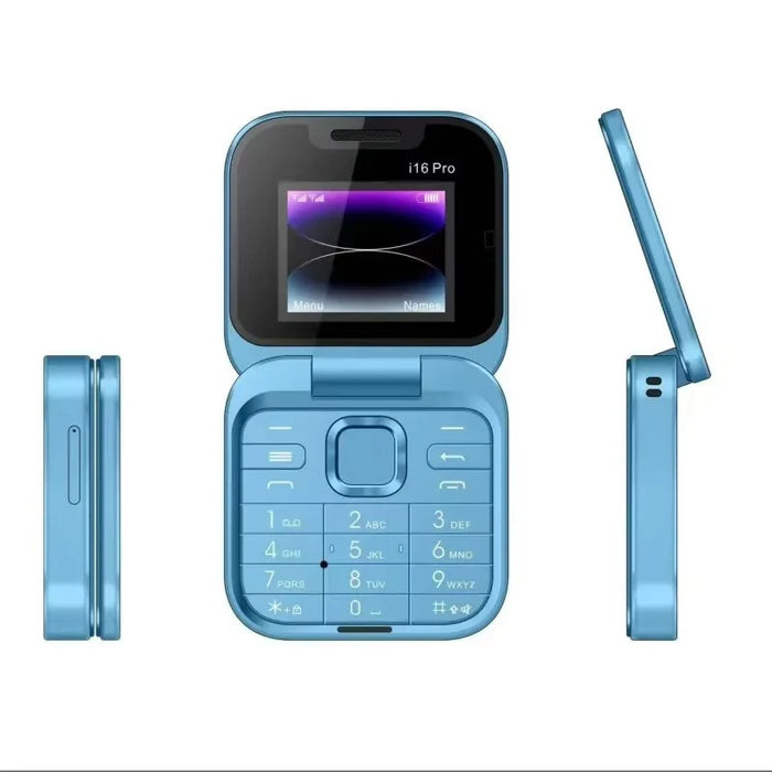 Large Screen Flip Phone with Dual SIM and Long Standby
