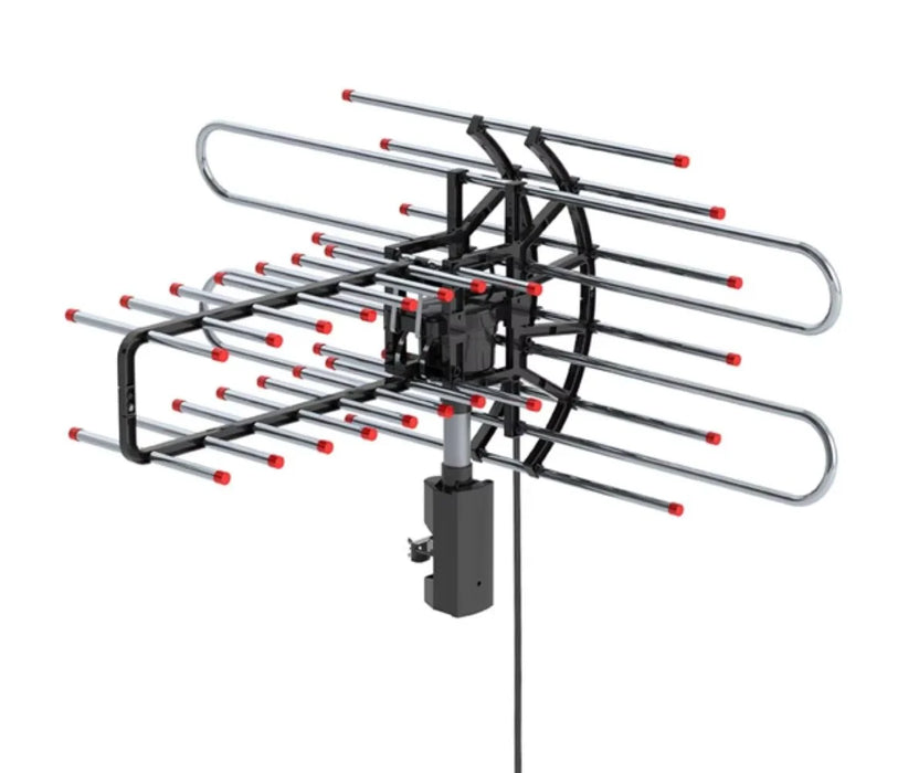 360 Degree Rotating Dual Frequency Outdoor TV Antenna with Dual Outputs