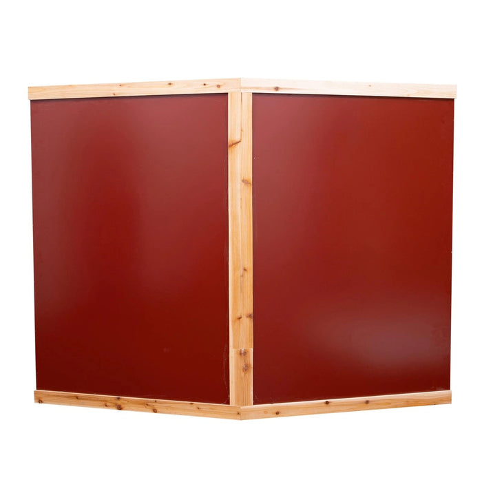 Outdoor Four Person Far Infrared Sauna in Natural Old Fir Wood 2050W