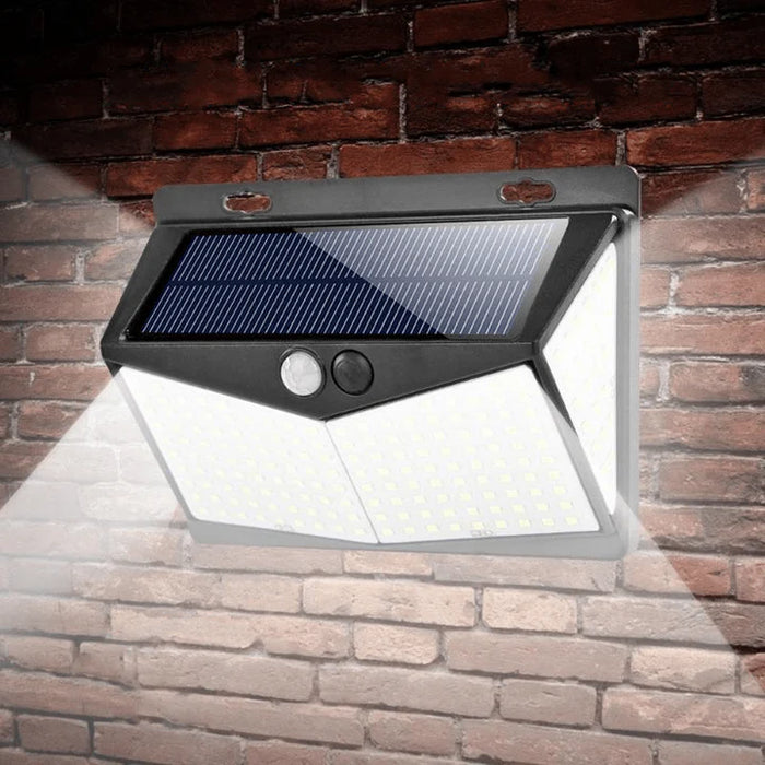 Outdoor Solar Light – Motion Sensor, 208 LED, Waterproof Security Lighting - SJ Backyard