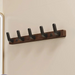 Minimalist Wall Mounted Coat Hook in Wood and Metal - SJ Backyard
