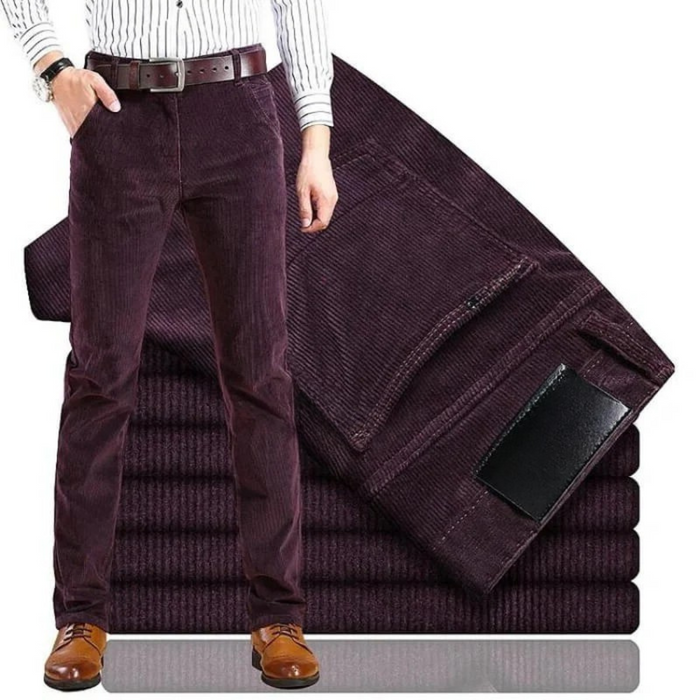 Men's Corduroy Trousers Cotton Stretch