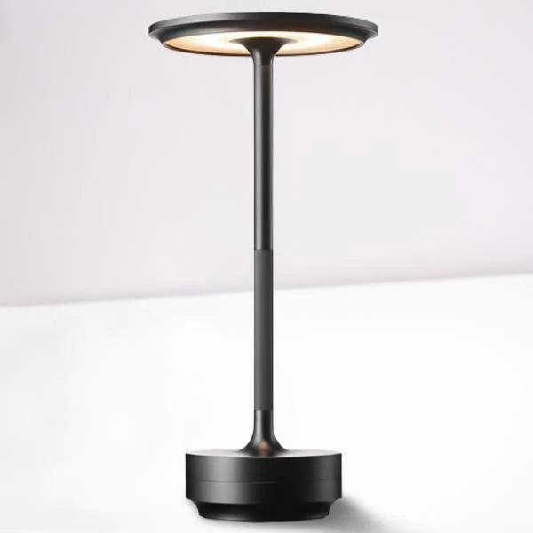 Portable Cordless Table Lamp – Adjustable Brightness | 150-Hour Battery | Waterproof Metal LED Light