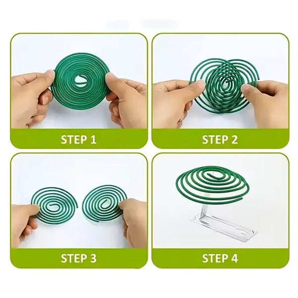 Citronella Coils Natural Outdoor Mosquito Repellent Set