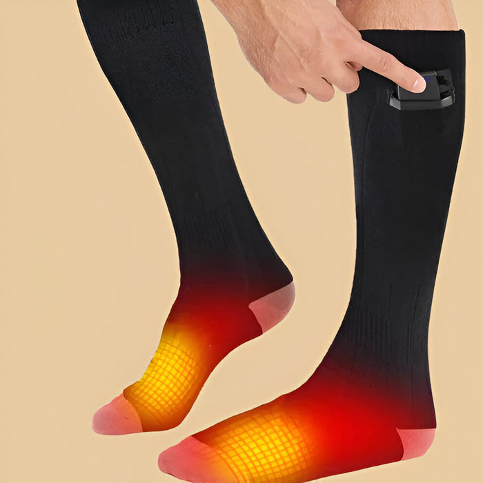 Heated Socks – Rechargeable Electric Warming Socks with 3 Heat Settings (Up to 120°F) for Men & Women